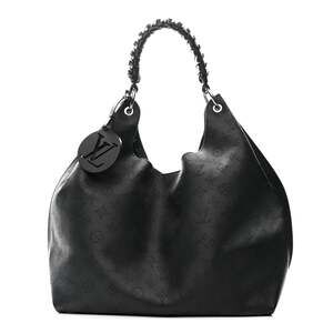 Louis Vuitton Mahina Carmel Hobo Black #264300L31B